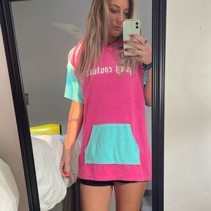 New Juicy Coutore Terry Cloth short sleeve hoodie